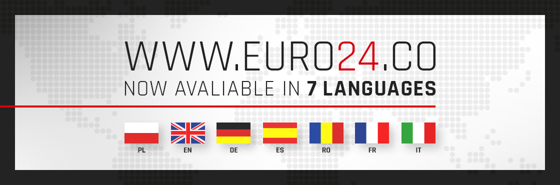 WWW.test.euro24.com available now in 7 languages - Euro24